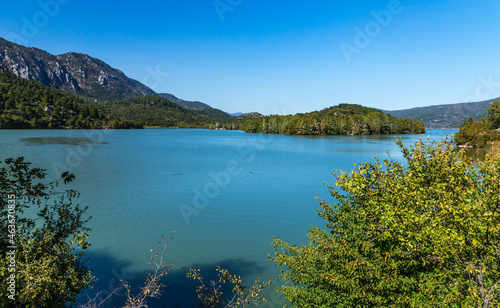 Located in Isparta E  irdir  Turkey  Lake Kovada National Park is getting ready for autumn...