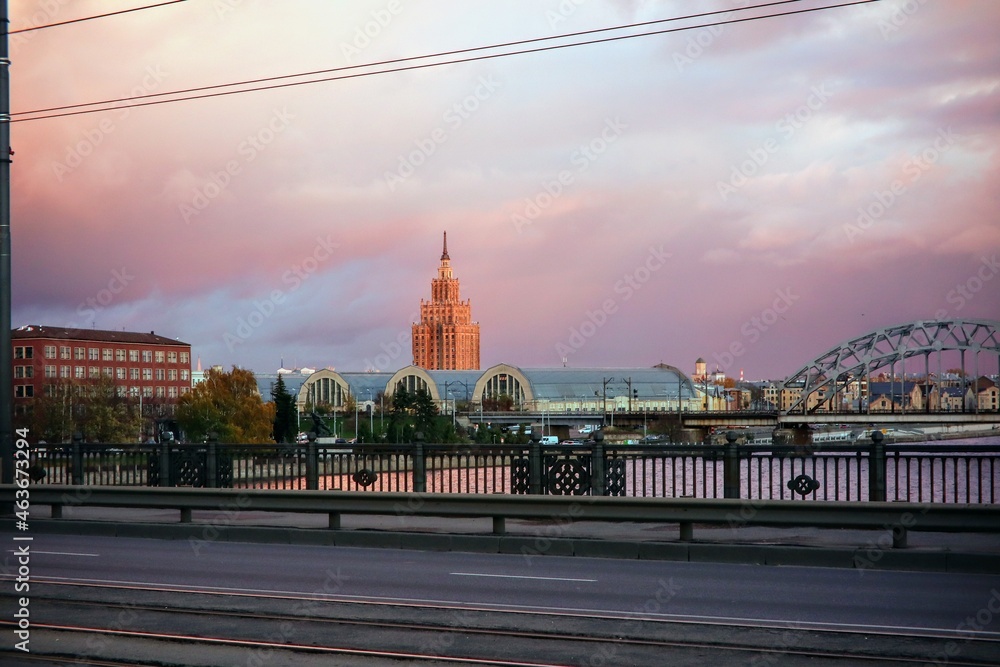 Obraz premium view of the city