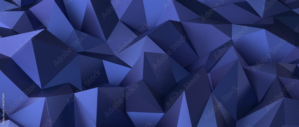 Geometric blue ice low poly background Geometric blue ice low poly background
