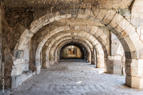 Vaulted chambers of the ancient Agora in Izmir, Turkey. © Alizada Studios