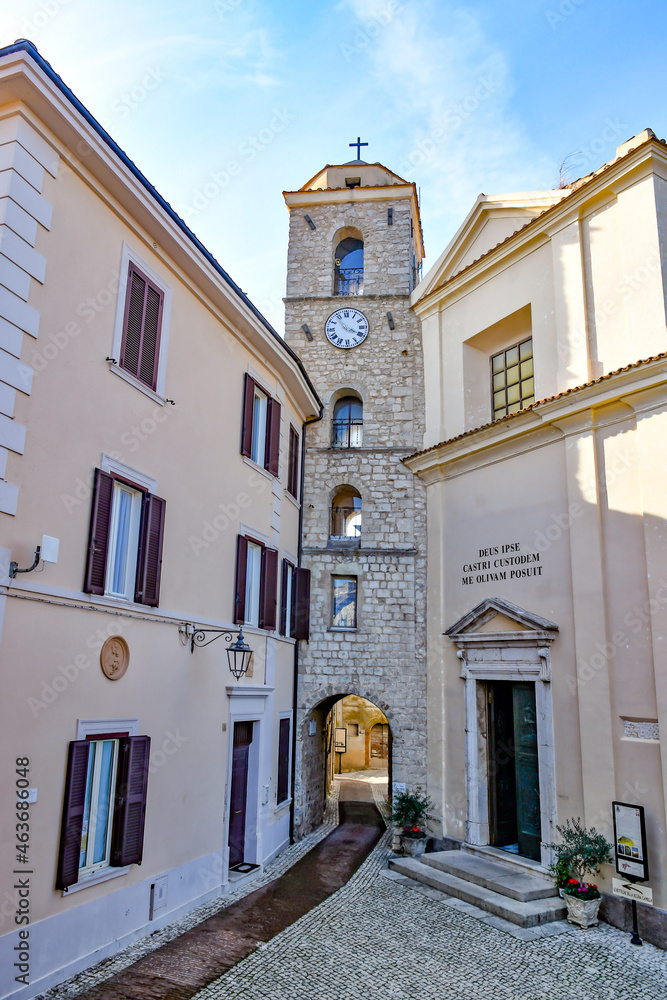 A church of Castro dei Volsci, medieval town of Lazio region, Italy.