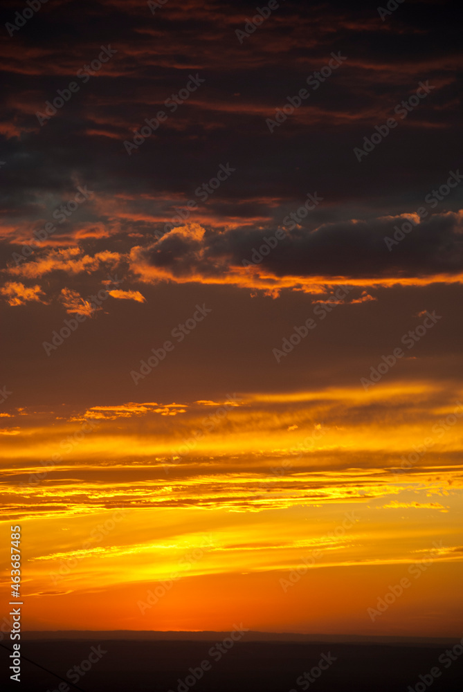 Fototapeta premium sunset in the sky