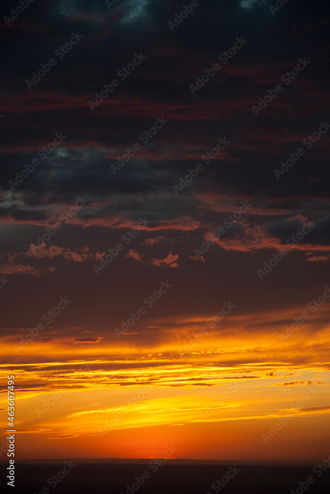 Fototapeta premium sunset in the sky