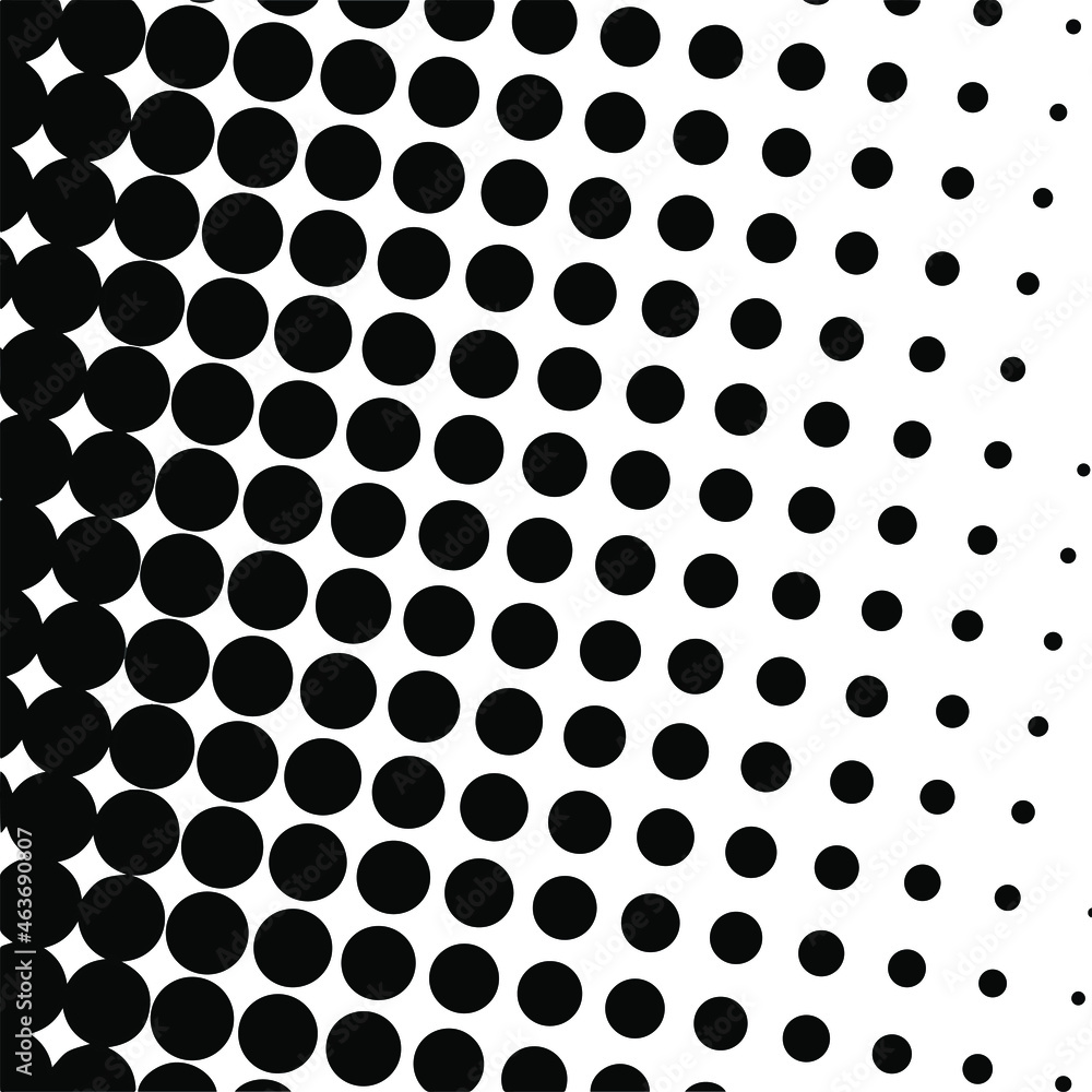 Black halftone background. Black polka dot. Halftone pattern. Modern Halftone Background, backdrop, texture, pattern. Vector illustration. Halftone Backdrop.