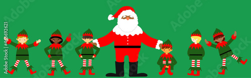サンタクロースとエルフ