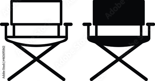 Director Chair Clipart Set