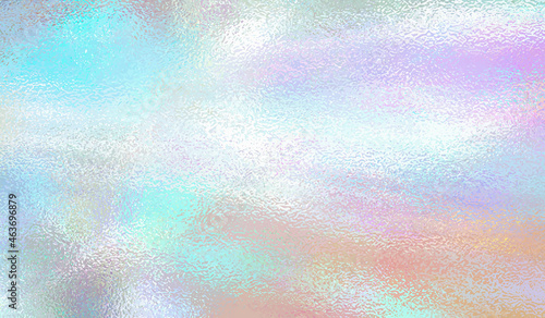 Holographic texture. Rainbow foil. Glitter hologram effect.