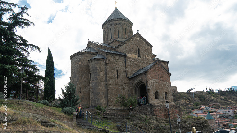 old church. monastery in the mountains. big old church old church. monastery in the mountains. big old church
