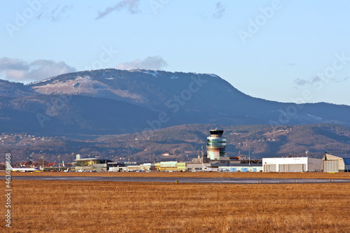 Scenic view of airport Graz photo