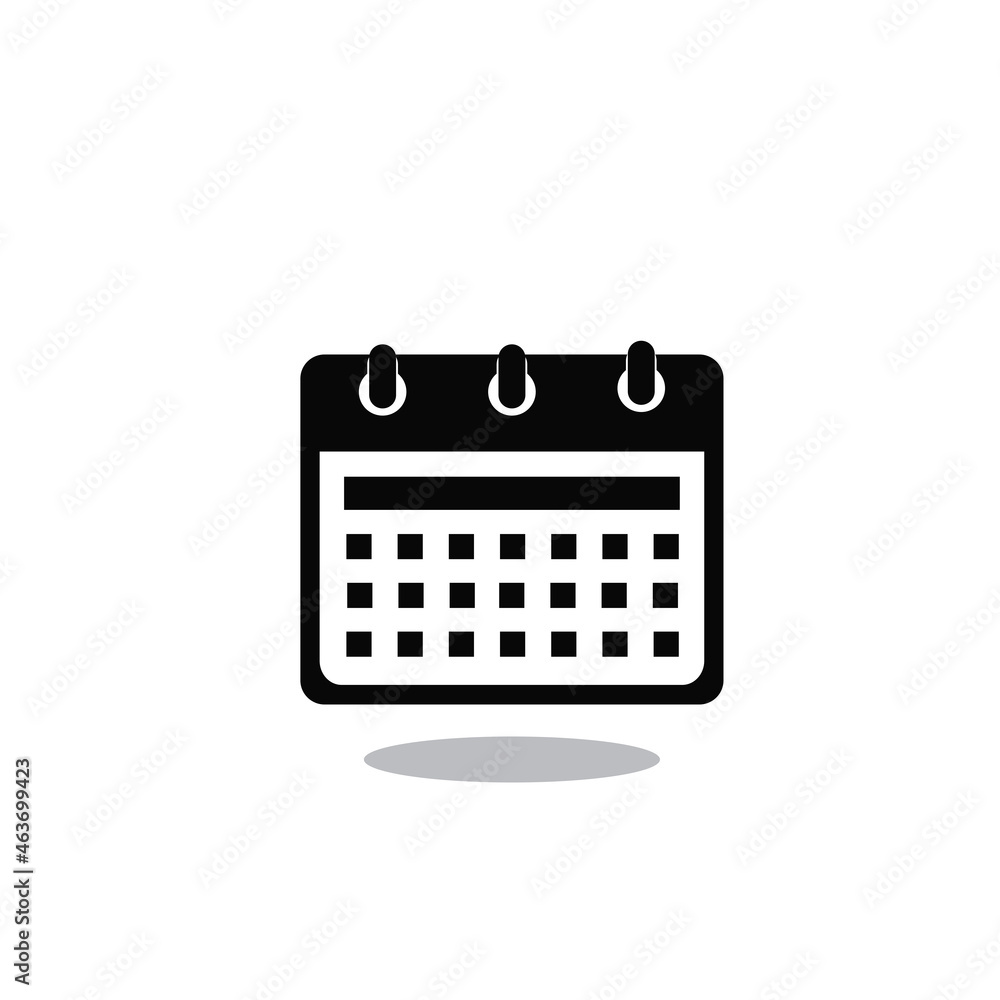 Calendar icon vector isolated on background. Trendy calendar icon in flat style. Calendar template for app, ui and logo. Icon calendar for your web site. Modern calendar icon Calendar icon vector isolated on background. Trendy calendar icon in flat style. Calendar template for app, ui and logo. Icon calendar for your web site. Modern calendar icon