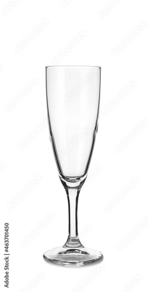 Beautiful empty glass isolated on white background Beautiful empty glass isolated on white background