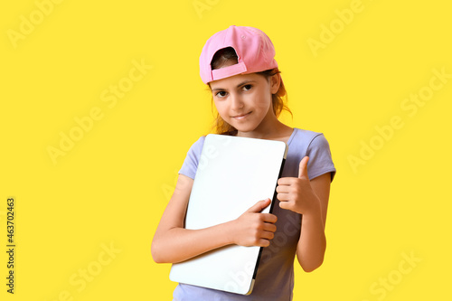 Little programmer with lapt...