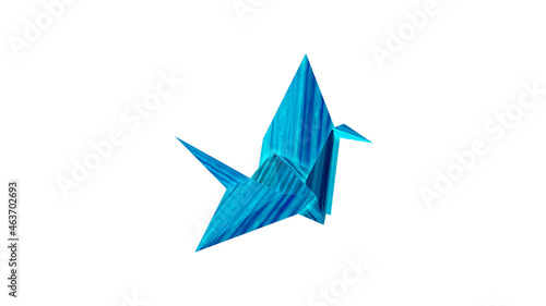 Marquetry Origami Crane