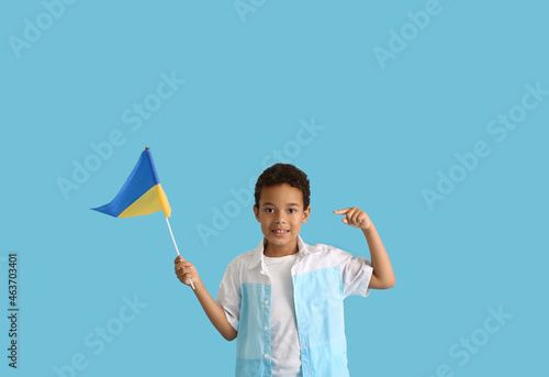 African boy with Ukrainian ...