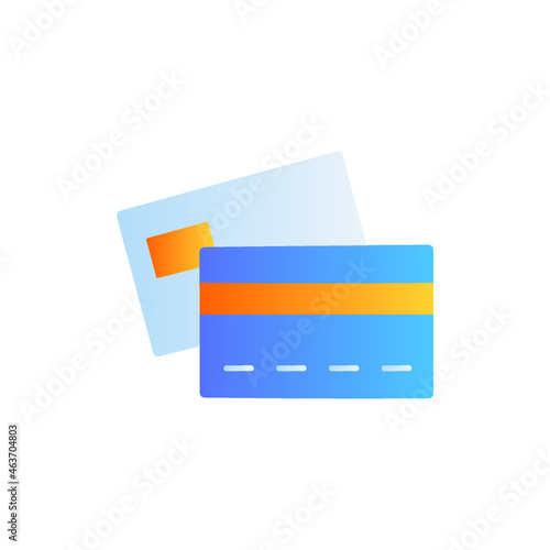 Credit Card icon in gradient color style, isolated on white background Free Download Credit Card icon in gradient color style, isolated on white background - GFXLoad