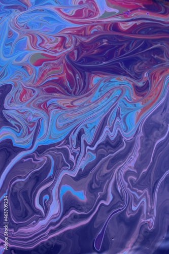 Abstract lilac marble background. The lines and waves of acrylic paint create an interesting structure. Background for web design, fabric, design, laptop case.