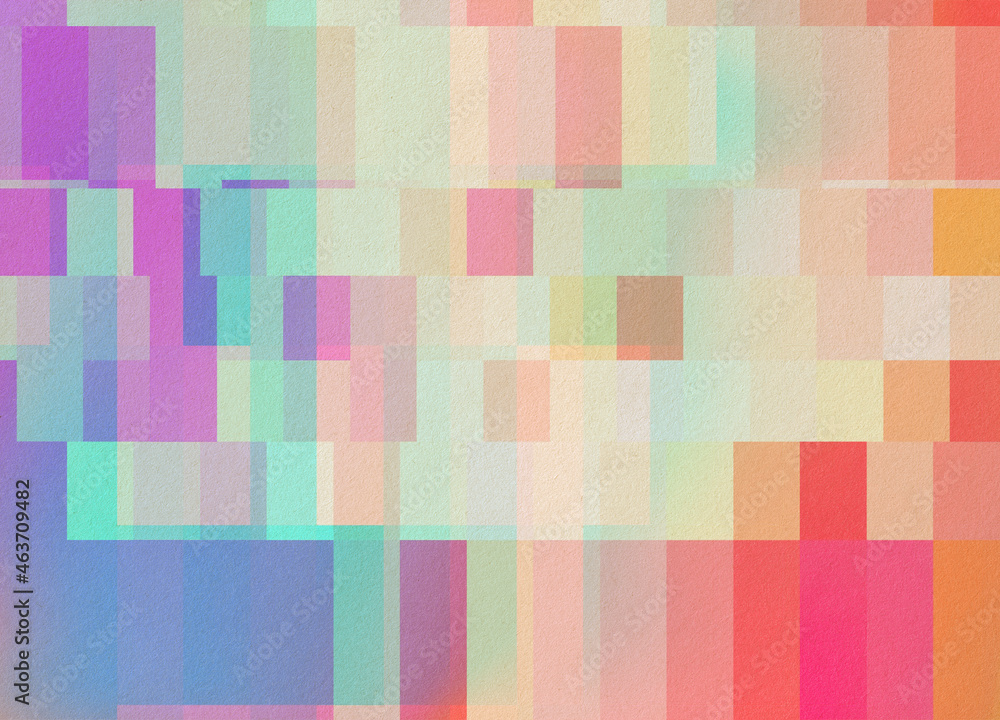Colorful Pastel Palette Pixel Glitch
