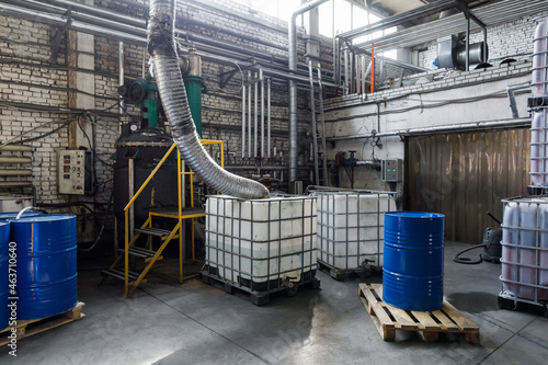 Purifying shop of chemical waste   photo