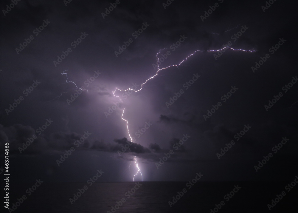 Stormy weather on the Caribbean Sea Stormy weather on the Caribbean Sea