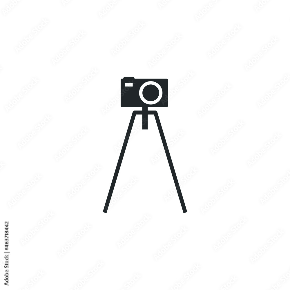 Camera_stand vector icon illustration sign Camera_stand vector icon illustration sign