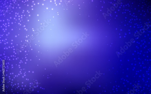 Light Purple vector texture with milky way stars.