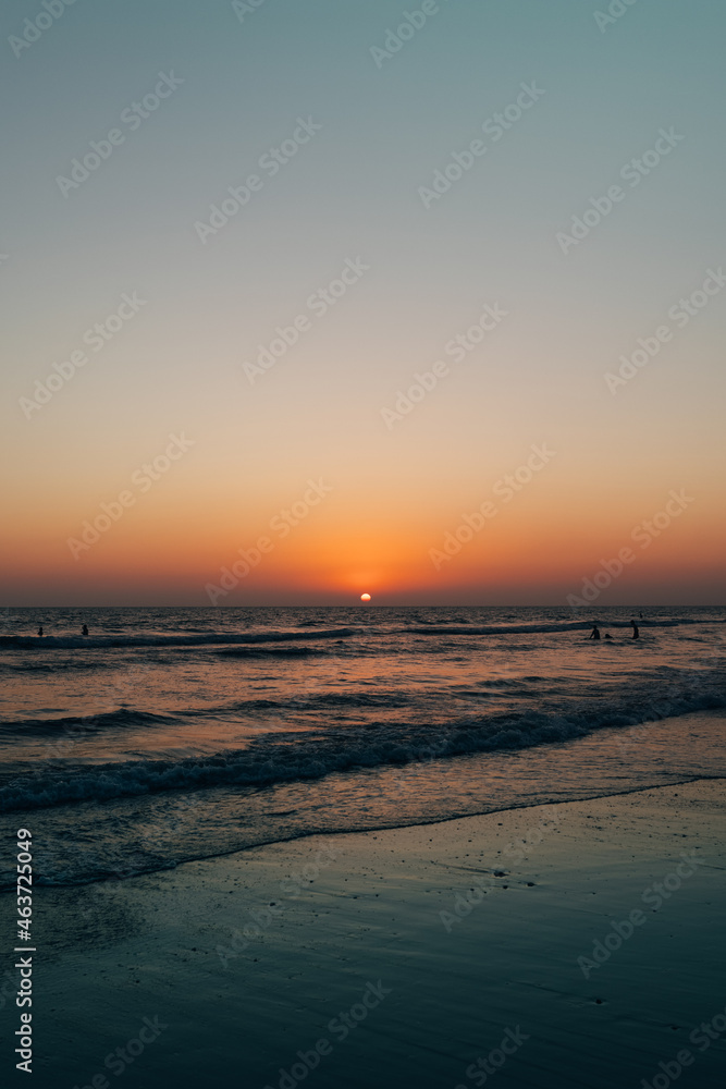 Amazing sunset over sea Amazing sunset over sea