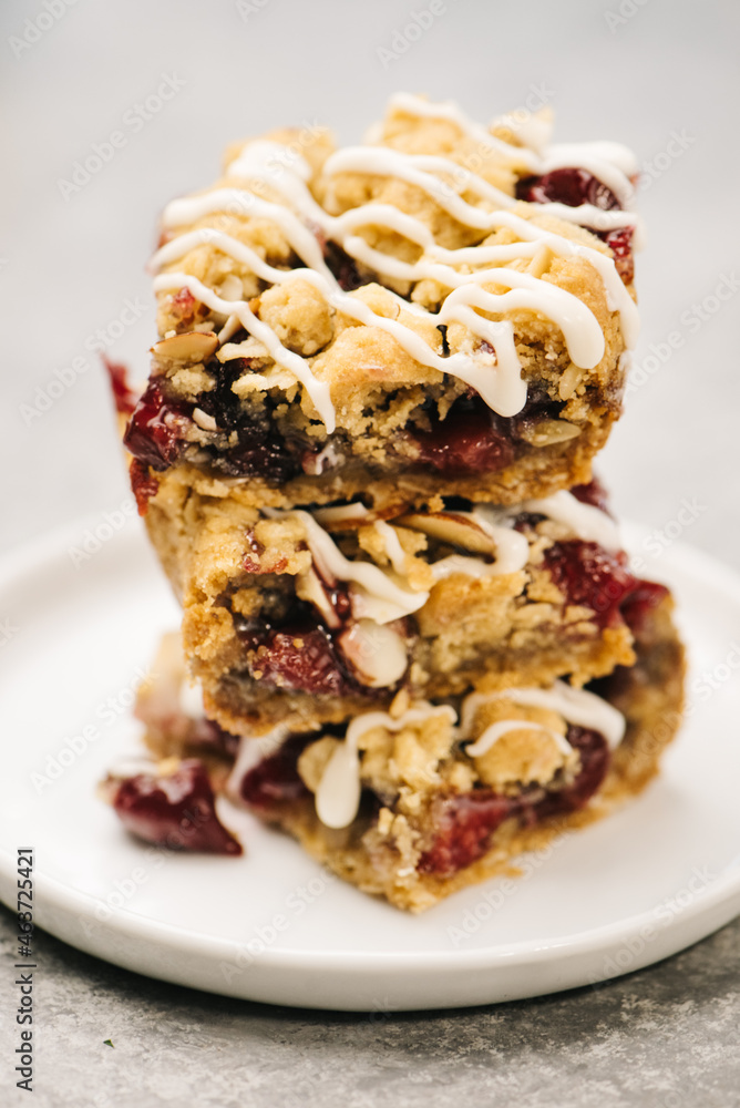 Stack of cherry bars Stack of cherry bars