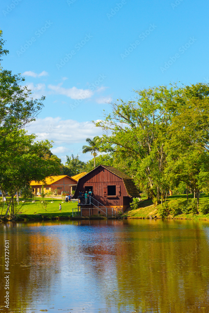 house on the lake