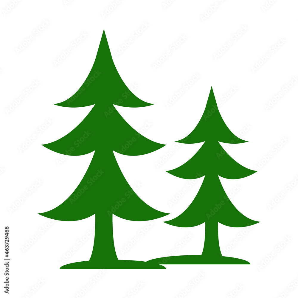 Obraz premium Pine tree icon
