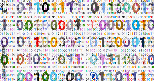 Binary Code  Detail Illustration