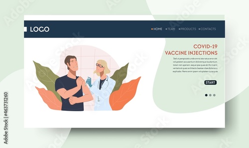 Getting vaccination from covid 19, coronavirus