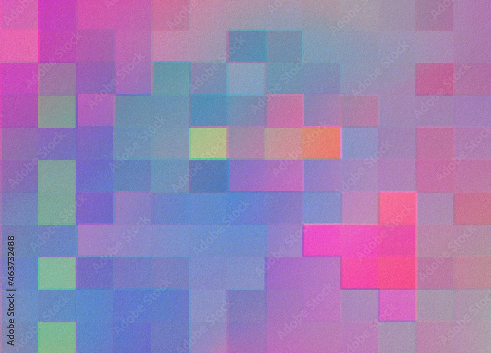 Holographic Mosaic Illustration Holographic Mosaic Illustration