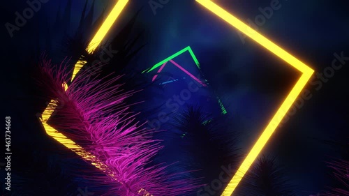VJ loop Fog in the Jungle.