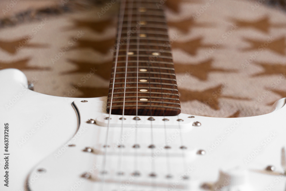 Fototapeta premium white stratocaster 