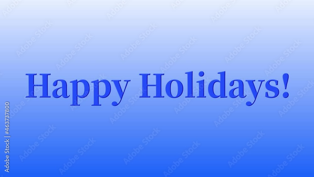 青色 Happy Holidays テキスト 素材 年末 モーショングラフィックス
青色 Happy Holidays テキスト 素材 年末 モーショングラフィックス