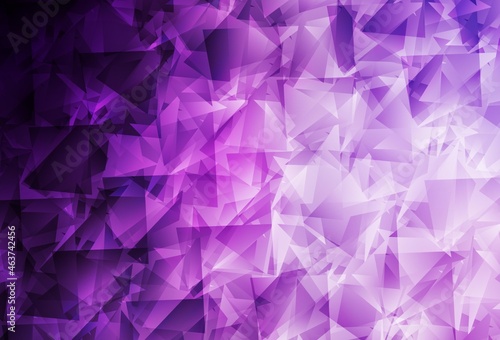 Light Purple, Pink vector abstract mosaic pattern.