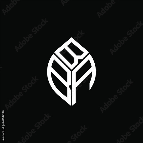 BBA letter logo creative design. BBA unique design
