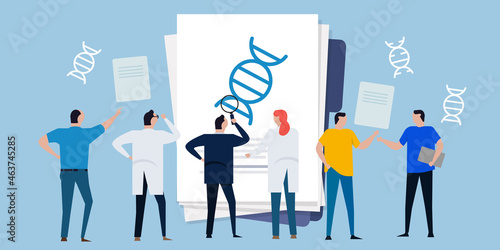 scientist researching gene editing crispr-cas9 technology DNA molecular biology