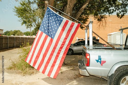 American Flag In Texas