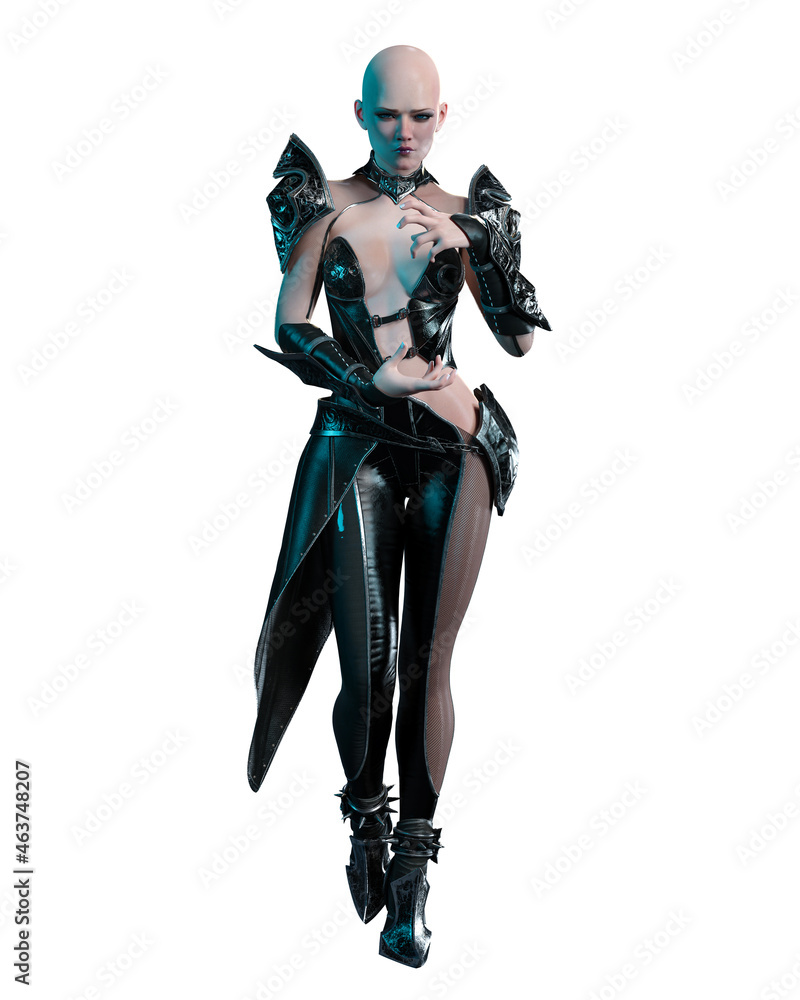 Paranormal Queen Woman, 3D Rendering, 3D Illustration Paranormal Queen Woman, 3D Rendering, 3D Illustration