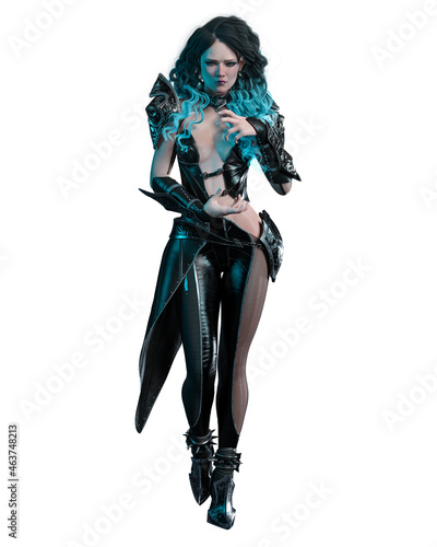 Paranormal Queen Woman, 3D Rendering, 3D Illustration