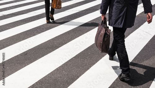 Businessmen in the street