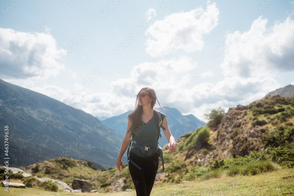 Portrait of smiling hiker 