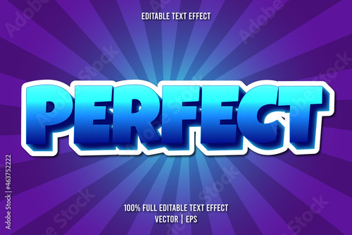 Perfect editable text effect comic style