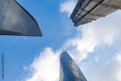 Canvas Print modern building tower in shanghai