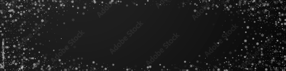 Beautiful snowfall Christmas background. Subtle fl Beautiful snowfall Christmas background. Subtle fl