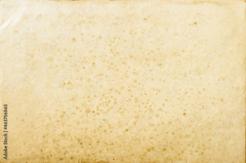 background of empty stained old paper, top view background of empty stained old paper, top view