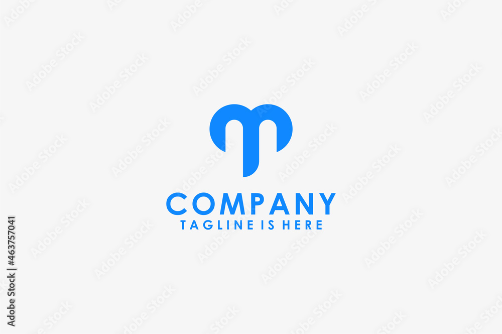 Letter M Logo Design Icon Template
