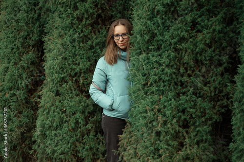 Autumn portrait of beautifu...