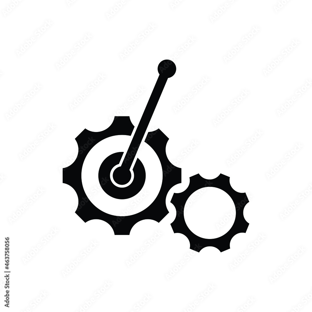 Lever icon design isolated on white background Lever icon design isolated on white background